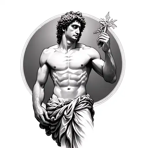 saint sebastian tattoo design idea