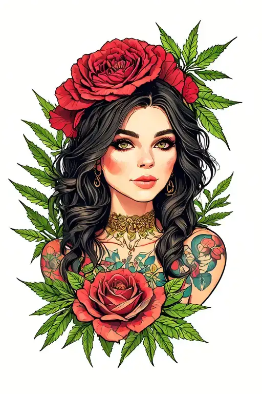 Alicia, 420, Philadelphia tattoo design idea
