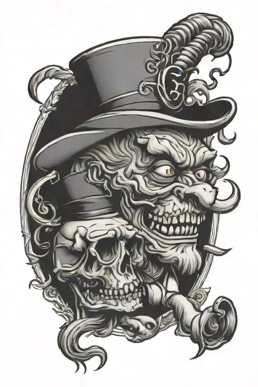 miser mckwacz money alcohol cigarettes tattoo design idea