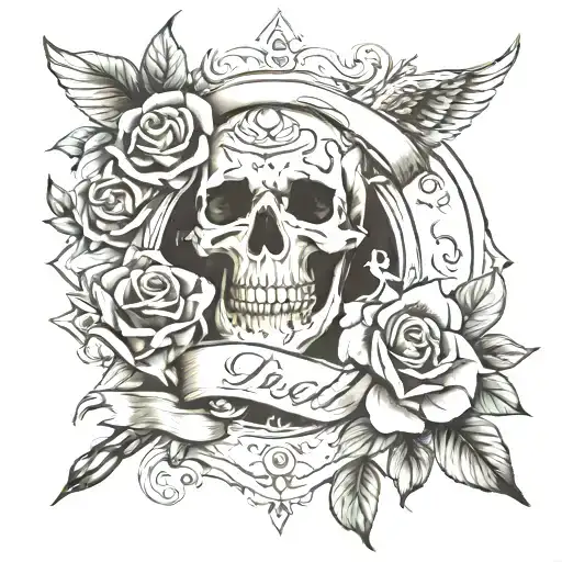 memorial tattoo for dad tattoo design idea