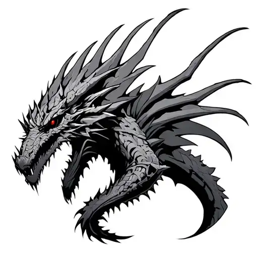 monster hunter brachydios tattoo design idea