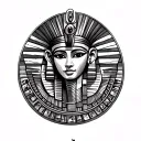 Egyptian hieroglyphics tattoo design idea