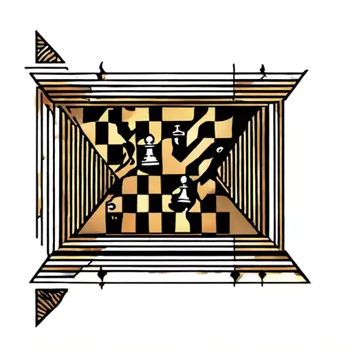 Chess king tattoo design idea