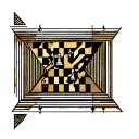 Chess king tattoo design idea