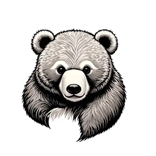 Honey Bear tattoo design idea