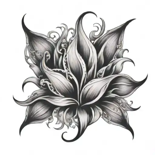 vagina tattoo design idea