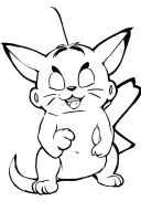 Tom and Jerry, Garfield, Teletubbies - Po, Pikachu tattoo design idea