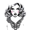 sissy slut BBC only tattoo design idea