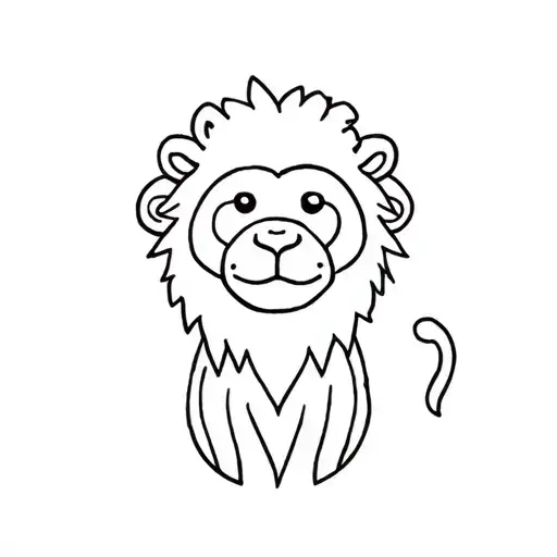 sock monkey, paddington bear, lion tattoo design idea