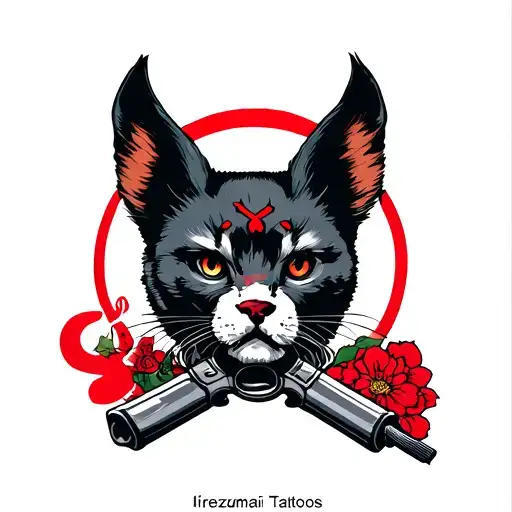 Fallout style communist tattpp tattoo design idea