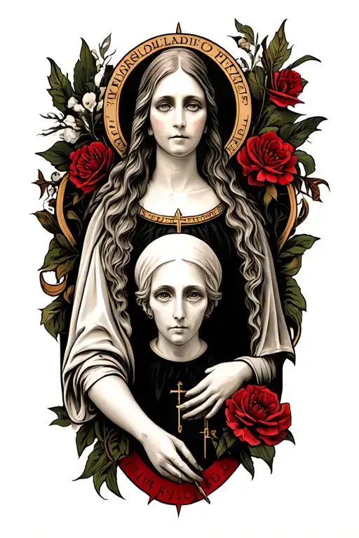 gothic catholic tattoo tattoo design idea