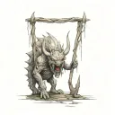 monsters tattoo design idea