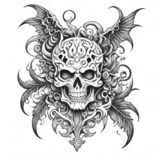 Gabimaru Hell Paradise tattoo design idea