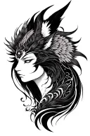 Amaterasu tattoo design idea