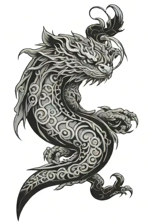 Japanese Irezumi inspired tattoo tattoo design idea