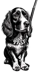 carp fishing, cocker spaniel, numbers 999 juice wrld tattoo design idea