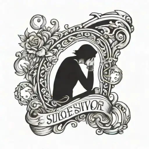 suicide survivor tattoo design idea