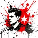 Gavrilo Princip Trash Polka tattoo design idea
