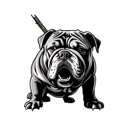 usmc bulldog tattoo design idea