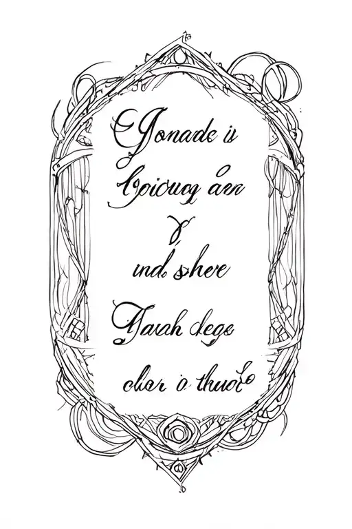 Romans 8 18 verse tattoo design idea