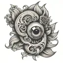 Butthole tattoo design idea