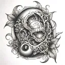 Butthole tattoo design idea