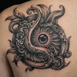 Butthole tattoo design idea