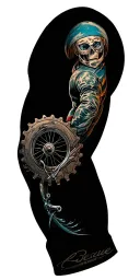  nautical arm sleeve, mountain bike cog, navy rescue swimmer tattoo design idea