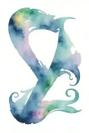 simple design with the letters K, J and M overlapping each other  tattoo design idea