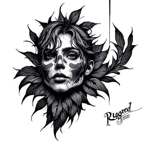 rugred tattoo design idea
