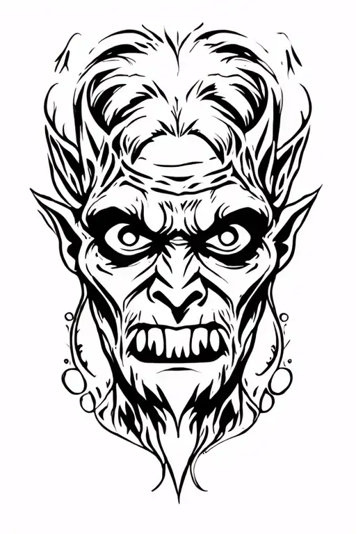 Whore of orc tattoo design idea