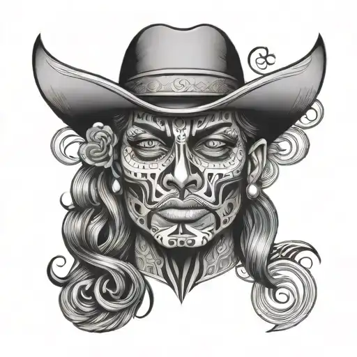 chicano style tattoo design idea