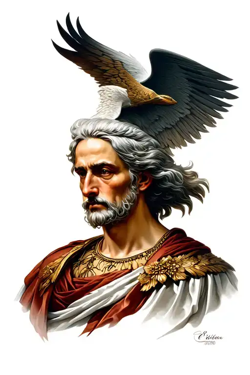 st. uriel tattoo design idea