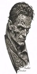 hamlet tattoo design idea