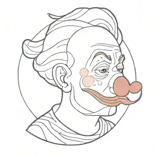 art the clown tattoo design idea