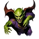 green goblin tattoo design idea