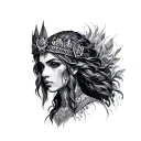 Frigg tattoo design idea