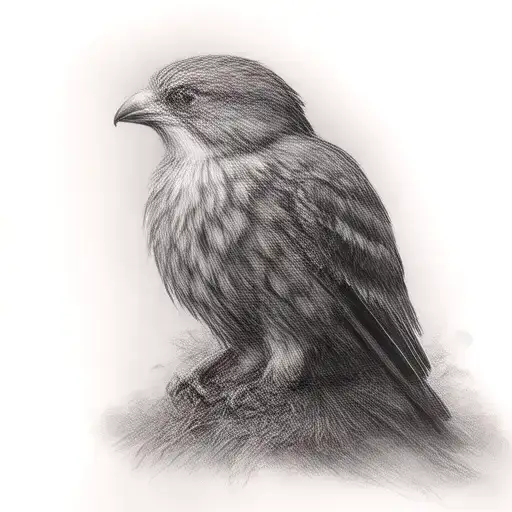 kestrel tattoo design idea