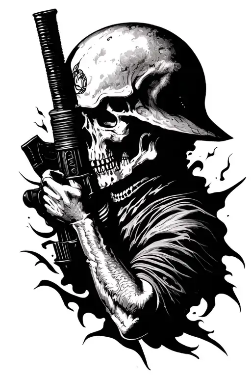 If you want peace, prepare for war. tattoo design idea