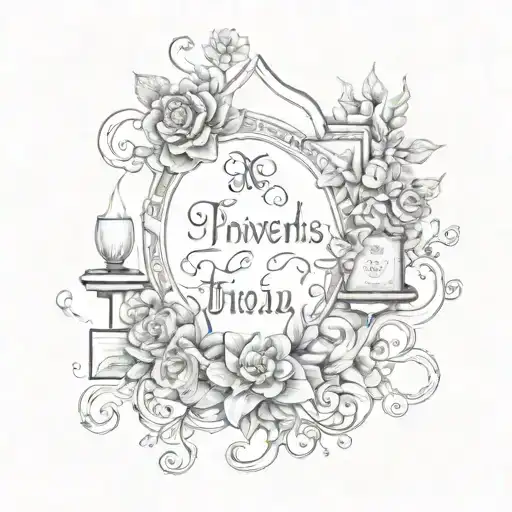 proverbs 13:20 tattoo design idea