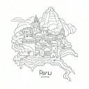 Peru Brittany tattoo design idea