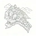 Peru Brittany tattoo design idea