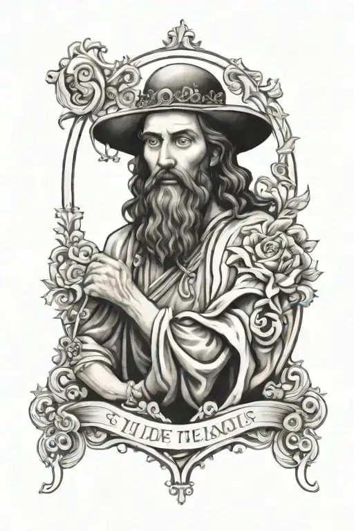 St Jude Thaddeus tattoo design idea