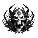 belial tattoo design idea