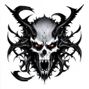 belial tattoo design idea