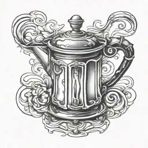 Moka Pot tattoo design idea