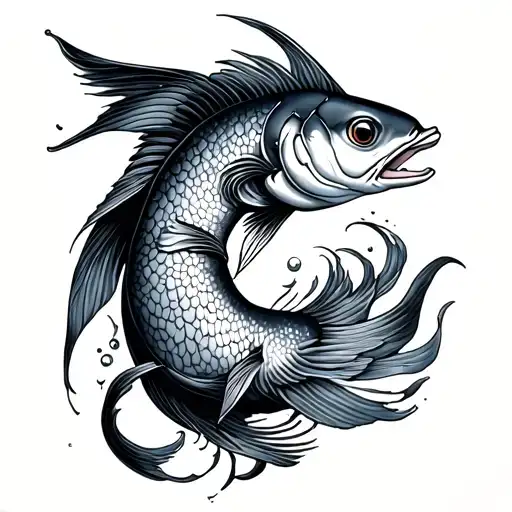 John Carlo, Pisces, Anxiety tattoo design idea