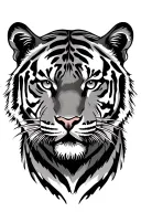Tiger tattoo design idea