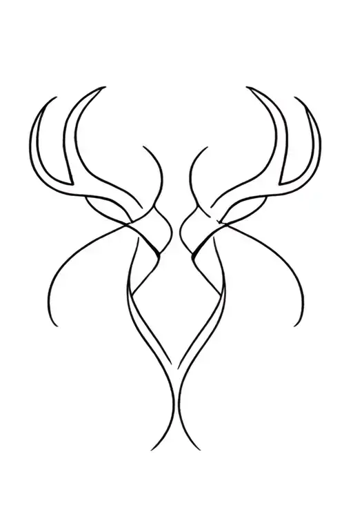 Taurus and leo zodiac sign intertwined tattoo design idea