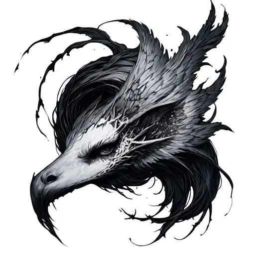 Dark Fantasy tattoo design idea